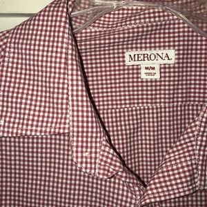 Red checkered MERONA button up